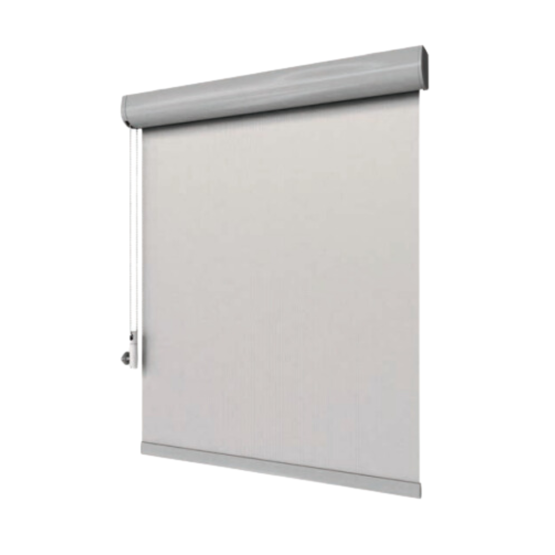 Látková roleta skrytá v hliníkovém boxu Látková roleta skrytá v hliníkovém boxu